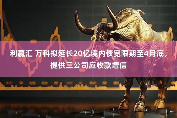 利赢汇 万科拟延长20亿境内债宽限期至4月底，提供三公司应收款增信
